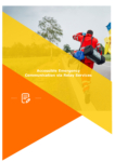 Accessible Emergency Communication via Relay Services